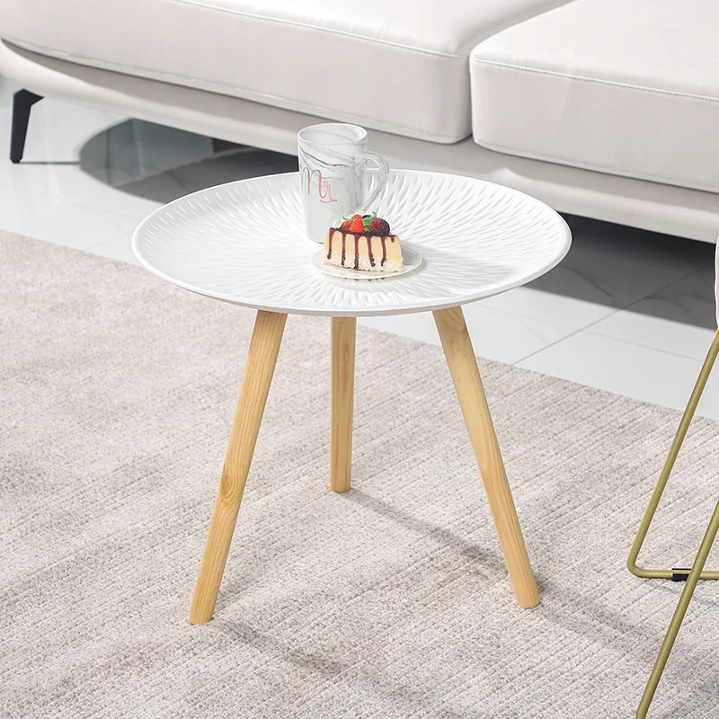 

Japanese Round Sofa Coffee Table Living Room Balcony Loft Bedside Table Mini Writing Vanity Salon Couchtisch Furniture OA50CT