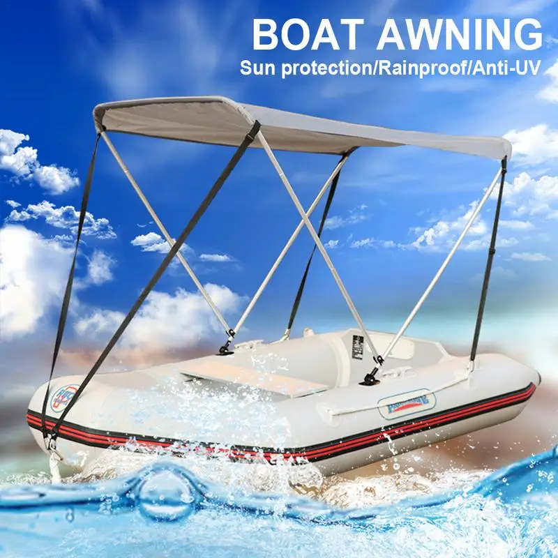 Waterproof Kayak Awning Canoe Canopy Sunshade For Kayak Boat Canoe Awning Tent Top Cover Inflatable Boat Accessories