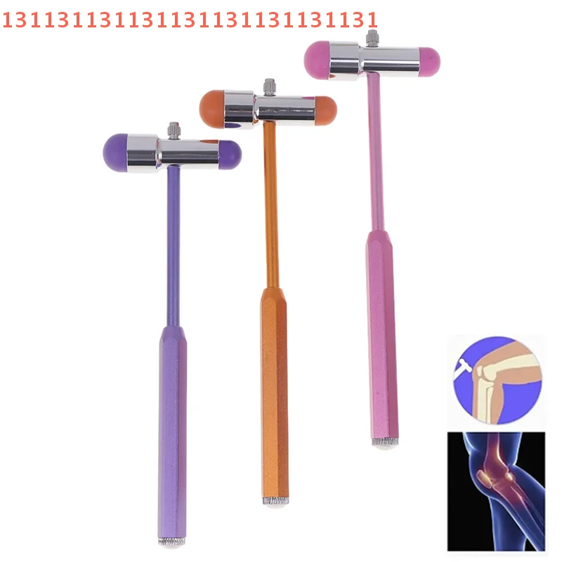 1 قطعة تدليك العصبي الركبة رعشة قرع منعكس التشخيص قرع أداة باك فحص العصب منعكس المطرقة الطبية #2