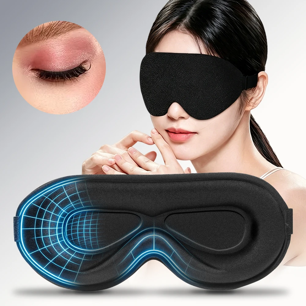 3D Three-dimensional Eye Mask For Sleeping And Shading, To Relieve Fatigue, Breathable And Portable Night Sleep Eye Mask