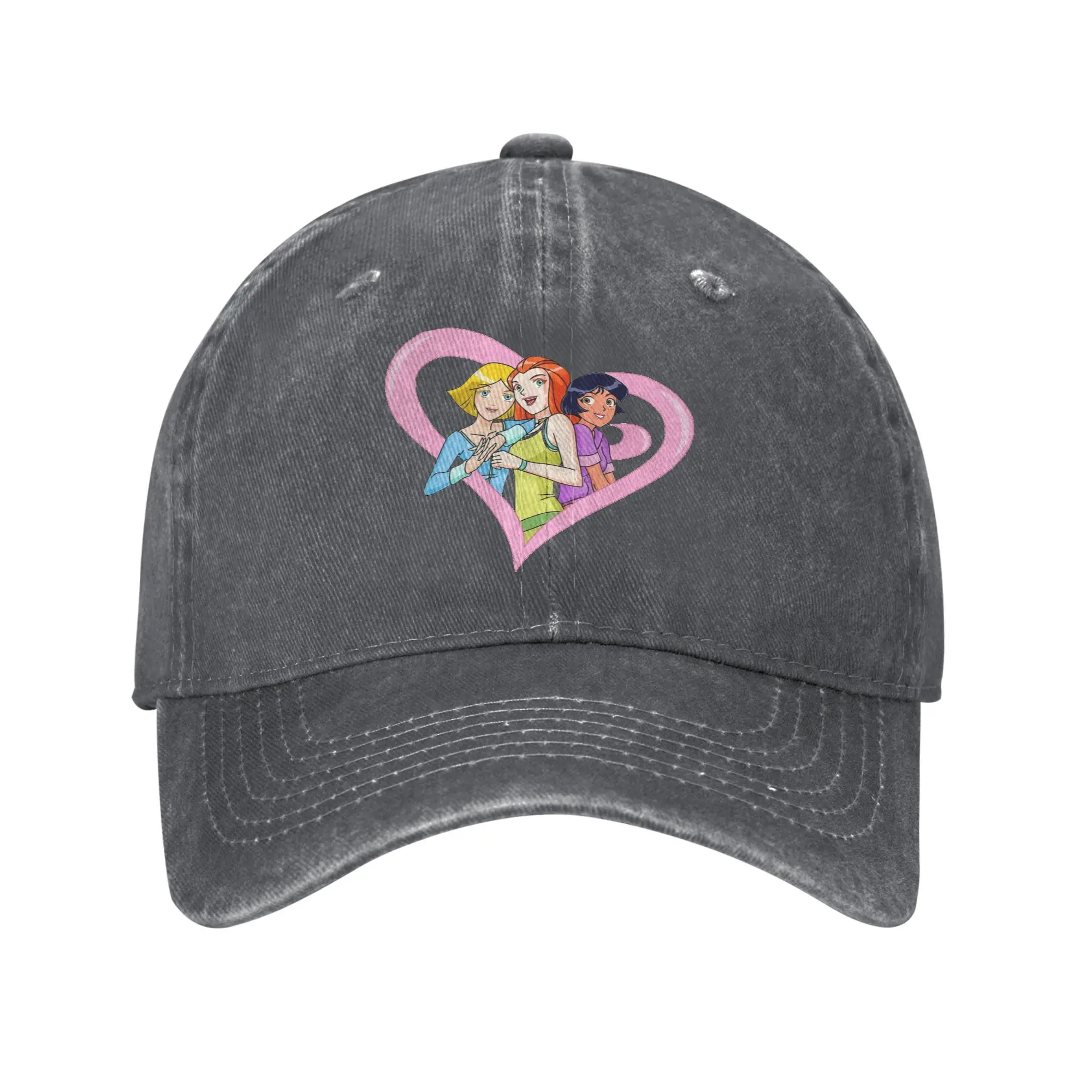 Totally Spies Young Casual Baseball Cap For Unisex-Teens Summer  Outdoor Gym Trucker Hat Street Style Breathable Snapback Cap