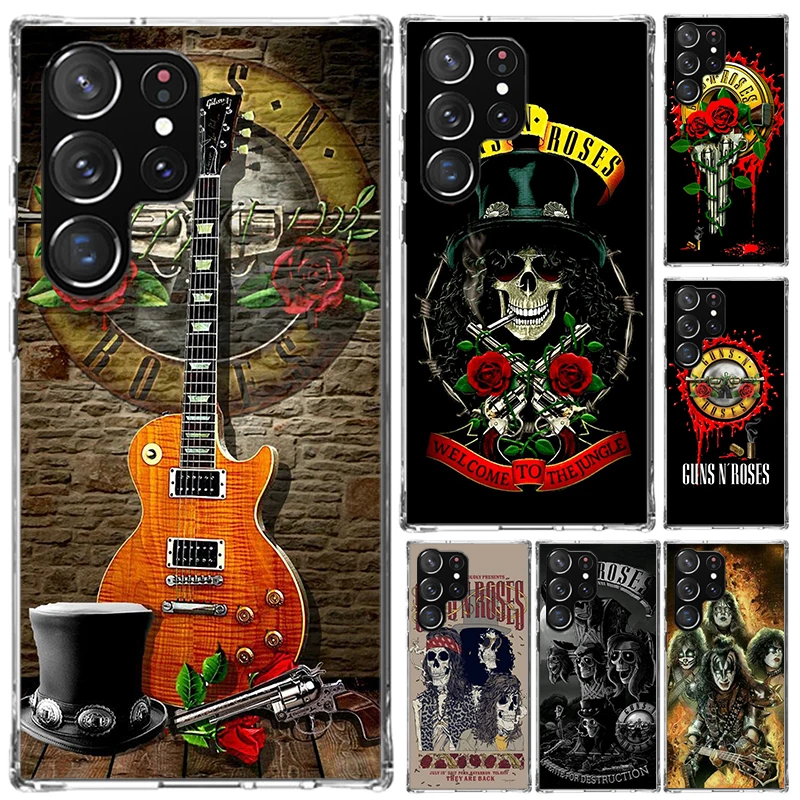 Чехол для телефона Guns N Roses Good Time для Samsung Galaxy S26 S24 S23 Ultra S25 Edge S22 S21 Plus S20 FE + Soft Print Shell Funda Gal
