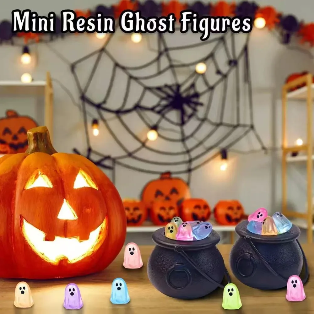 10–100 Stück leuchtende Geisterfiguren – leuchten nachts, Mini-Actionfigur, Mikro-Landschaftsminiaturen für Halloween-Party-Dekoration – Detail 4