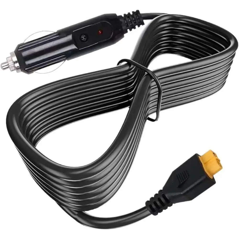 Professional 18AWG XT60 Car Cable 12V/24V Universal Car Power Adapter Flexible XT60 Connector Cable Solar