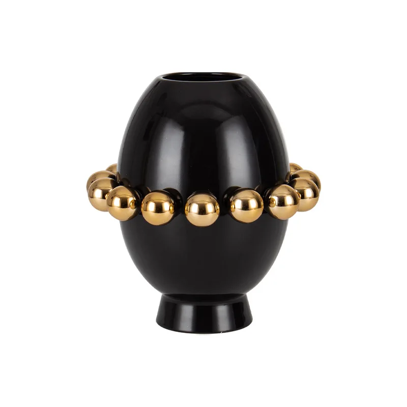 

Ceramic vase, light luxury and high-end, big belly and wide mouth, hydroponic soft decoration.