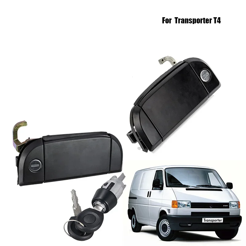 701837206,701837205 for VOLKSWAGEN TRANSPORTER T4 1990-2004 Front door handle handle with ignition lock 357905855B