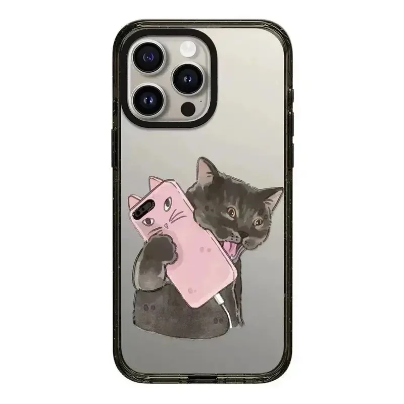 

Cute Cat Mobile Phone Case Cover for IPhone 11 12 13 14 15 16 Pro Max Case for IPhone 16 Pro Max