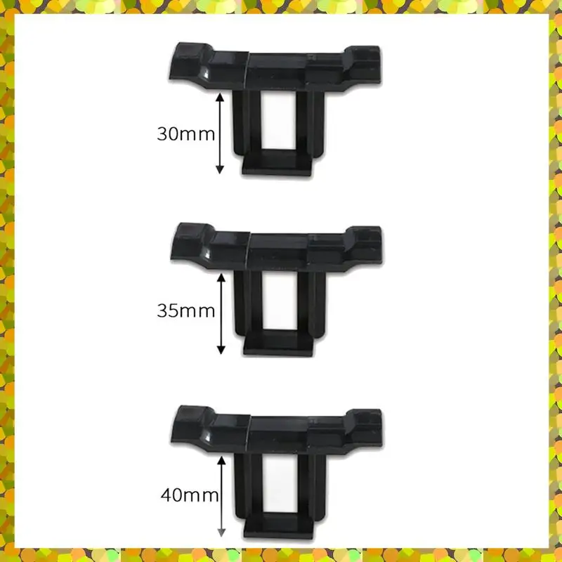 Aglh 50 peças clipes de drenagem de água do painel solar clipe de drenagem de água do painel fotovoltaico remoção automática de poeira de água estagnada