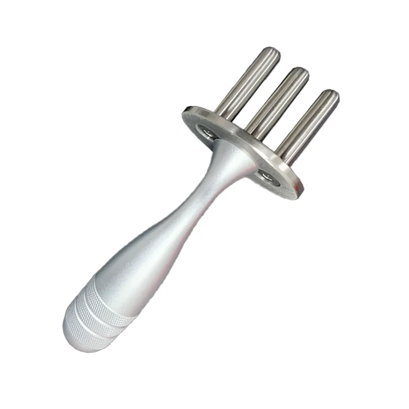 Acid Removal Rod Magnetic Fork Massage Stick Meridian Dredging Lymph Magnetic Meaning Stainless Steel Three Forks