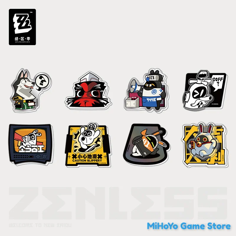 【Genuine】 Zenless Zone Zero Refrigerator Magnet Official Original Theme Series Phaethon Refrigerator Sticker Corin Bangboo Gifts