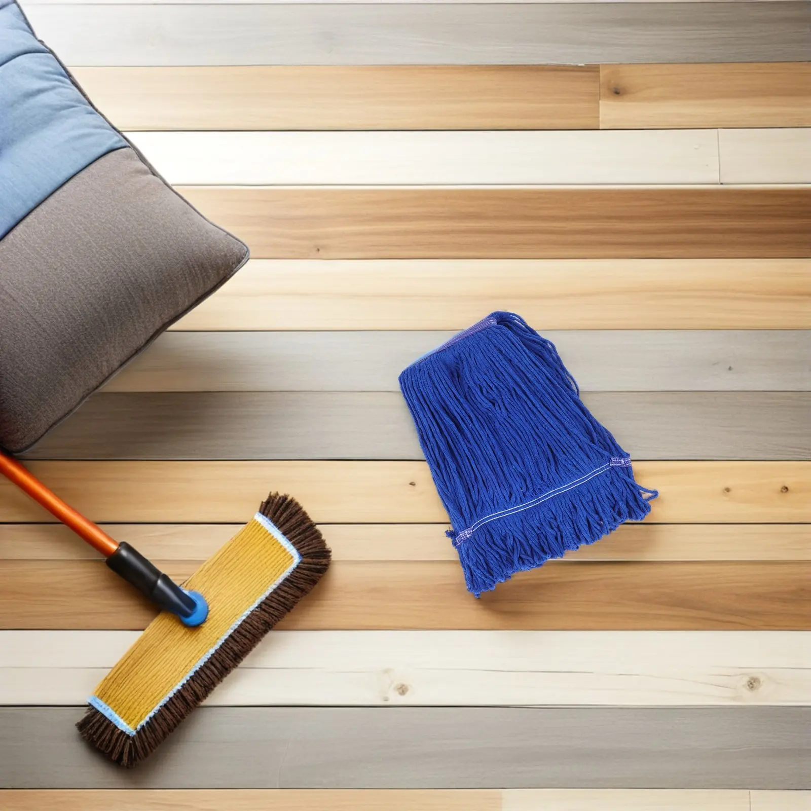 

3Pcs Commercial String Mop Head Heavy Duty Cotton Replacement Wet Mop Refill Durable Cleaning Pads for Industrial Residential