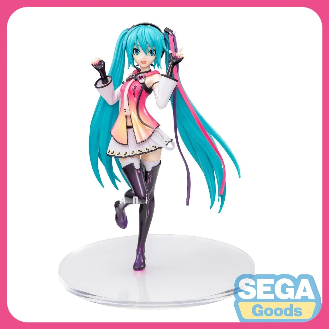 In Stock 100% Original SEGA Luminasta VOCALOID Hatsune Miku Project Diva Mega Star Vocalist PVC Action Figure Model Doll Toys