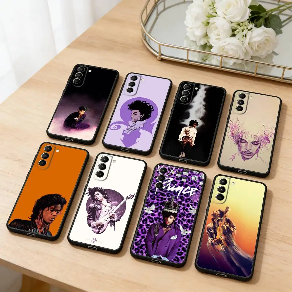 

P-Prince Rogers Nelson Singer Phone Case For Samsung S25,24,23,22,30,21,10,9,Ultra,Plus,Lite,FE,4,5 G Soft Black Case