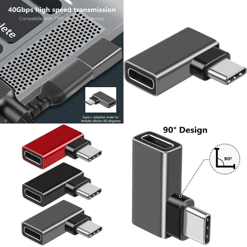652F USB C Adapters TypeC Male to Female Adapters Extenders Support 240W Fast Charging 40Gbps Data 8K@60Hz VideoOutput