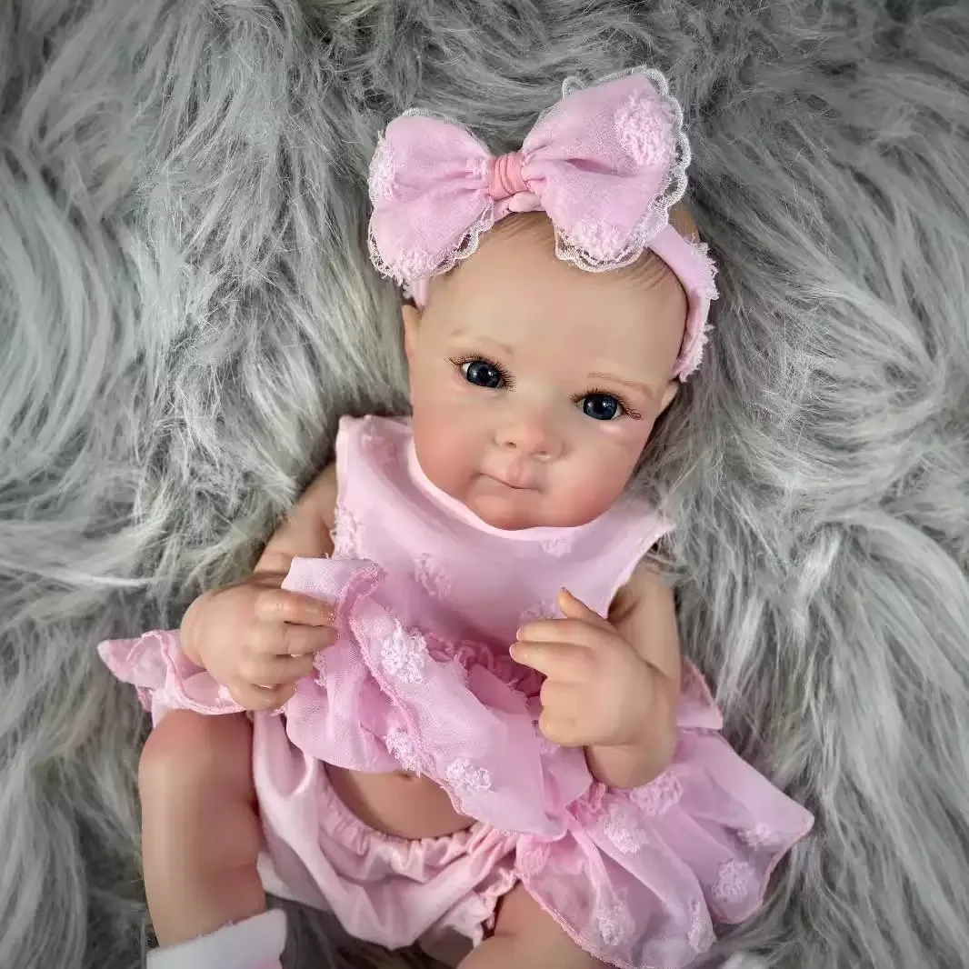 Lalki Reborn Bettie 48 cm Realistyczne, wyglądające jak żywe, urocze noworodki dziewczynki Najlepszy prezent na urodziny i Boże Narodzenie Zabawka