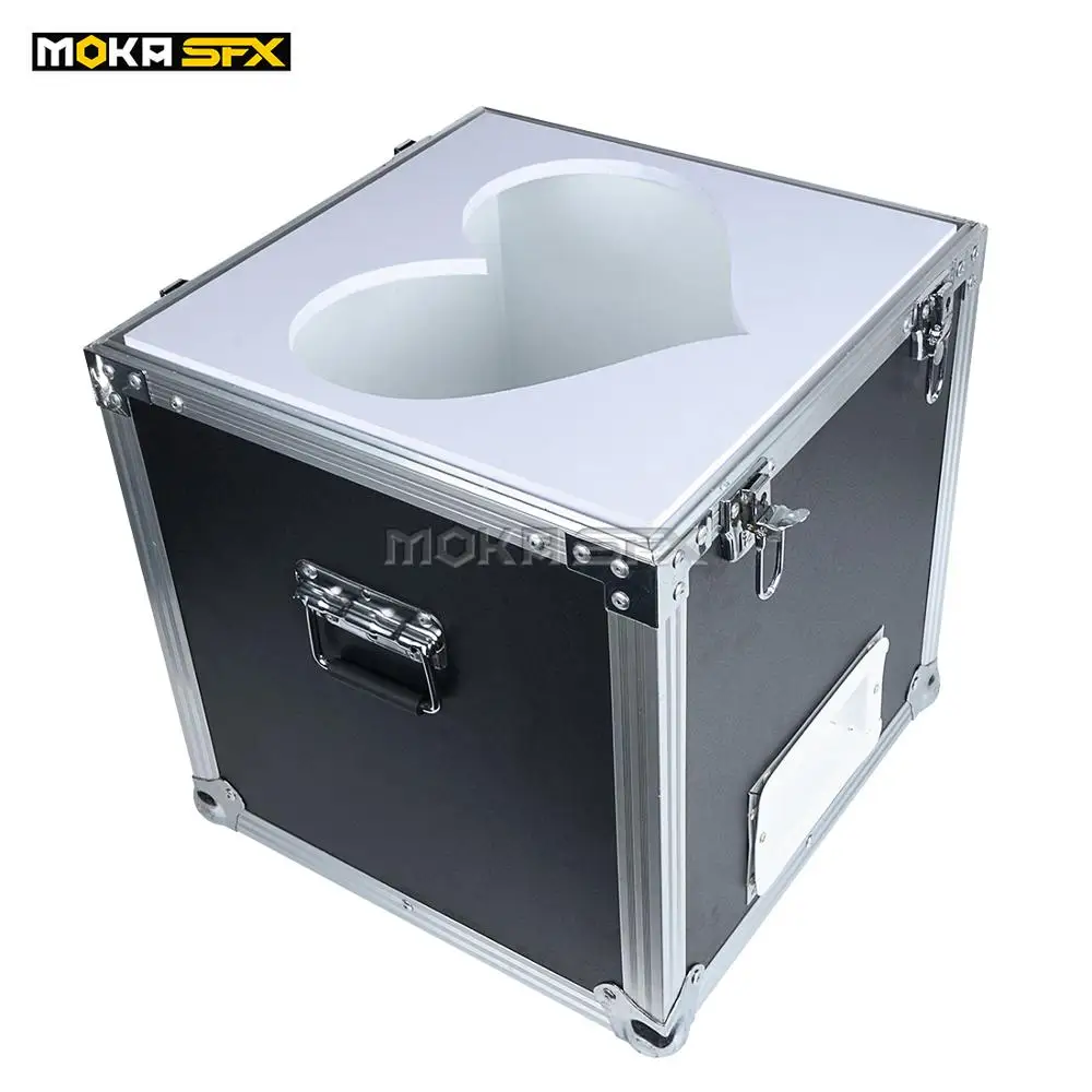 Stage Cloud Maker Machine Colorful Foam Bubble Machine Manual Control Flight case Packing Helium Foam machine for Wedding party