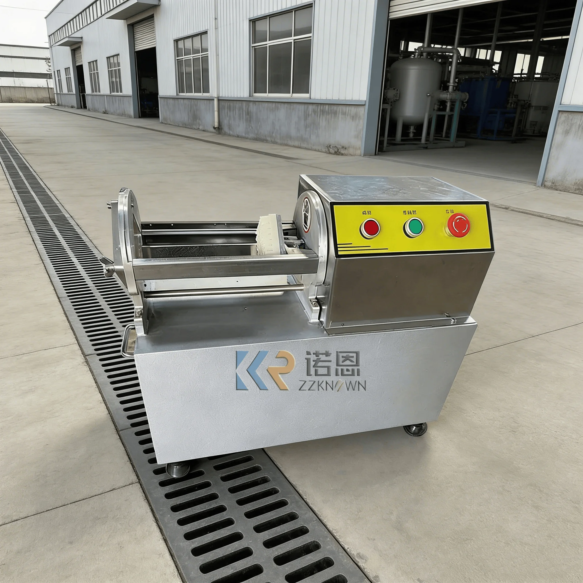 Customized Commercial Automatic Electric Vegetable Slicer Shredder Dicer Chopper Cube Cutter Leaf Vegetable Cutting Machine