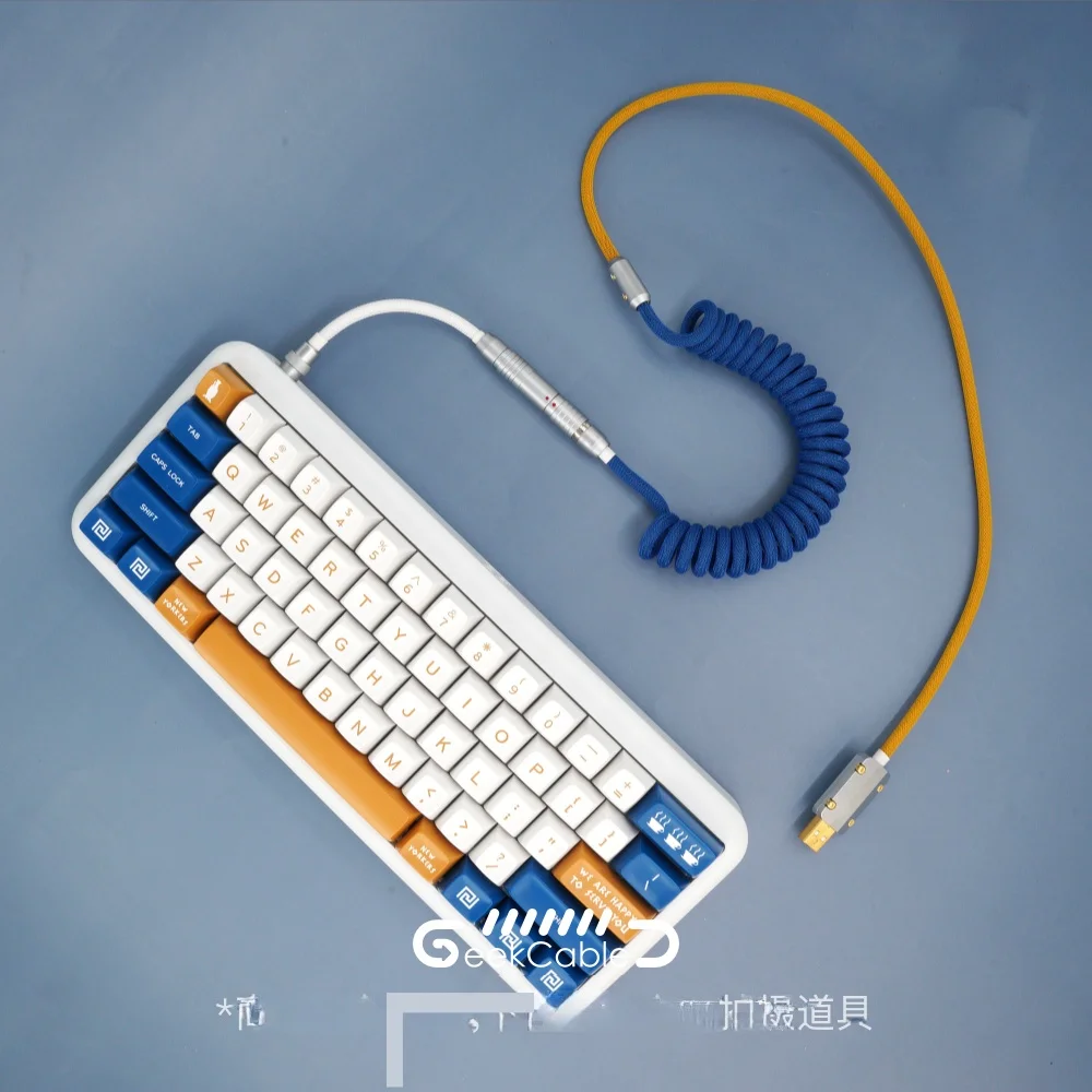 

GeekBable customized computer mechanical keyboard data cable MelGeek cooperation keycap cable mojo60 socks