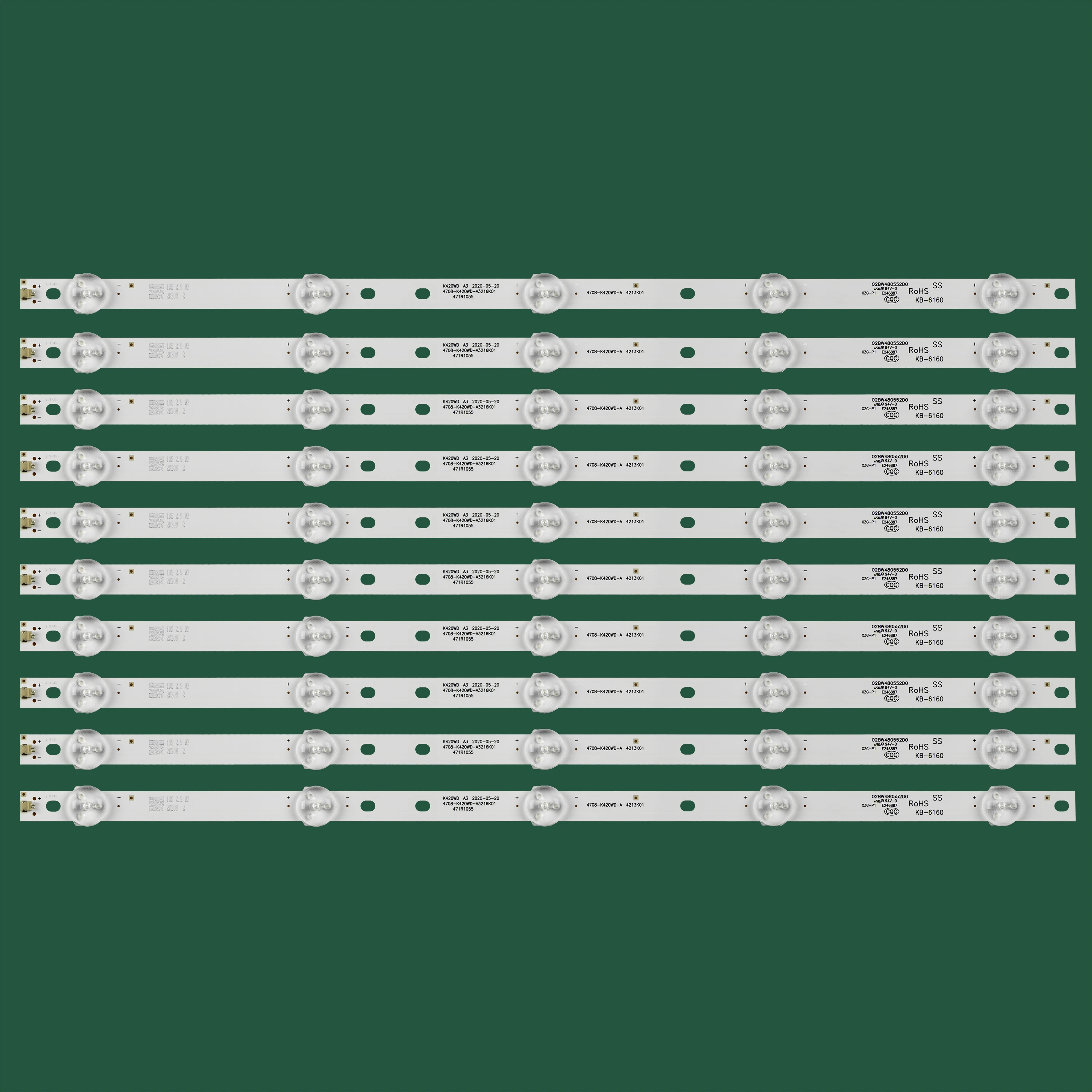 LED Backlight Strip for TCL 42D11 L42Q5400KN 4708-K420WD-A3216K01 4708-K420WD-A4213K01 K420WD A4