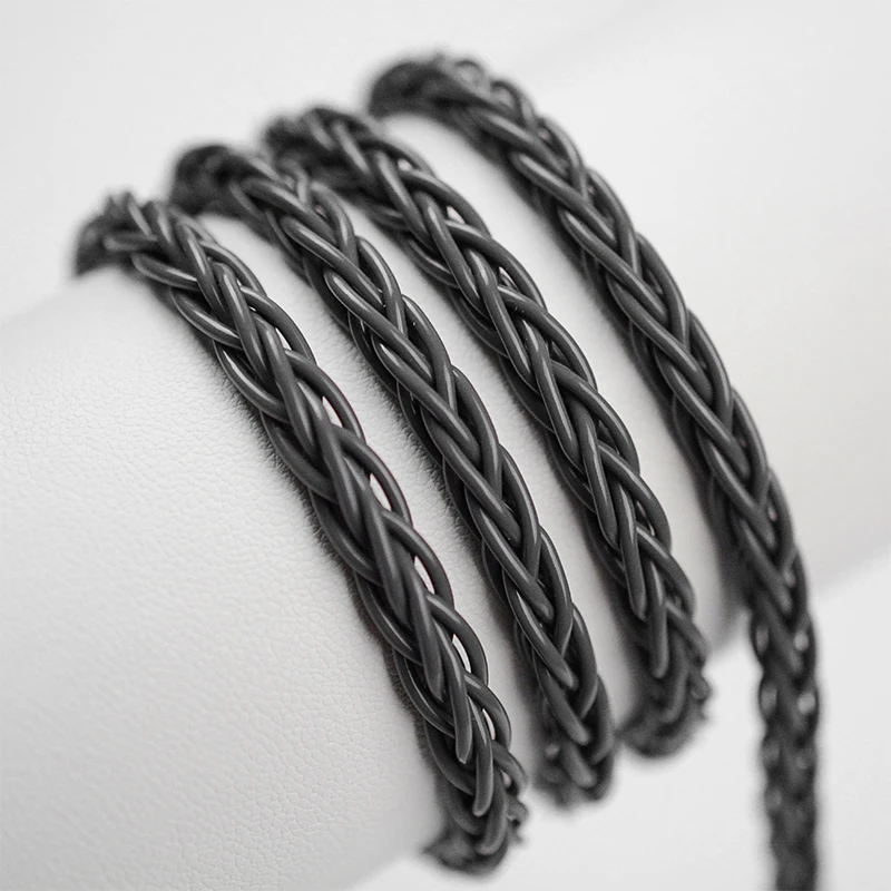 NICEHCK GreyCloud 8 Strands 6N Silver Coated Oxygen Disconnected Copper Conductor HiFi Upgrade Cable for NX8Ti Tears NX7MK4 IEM image 5