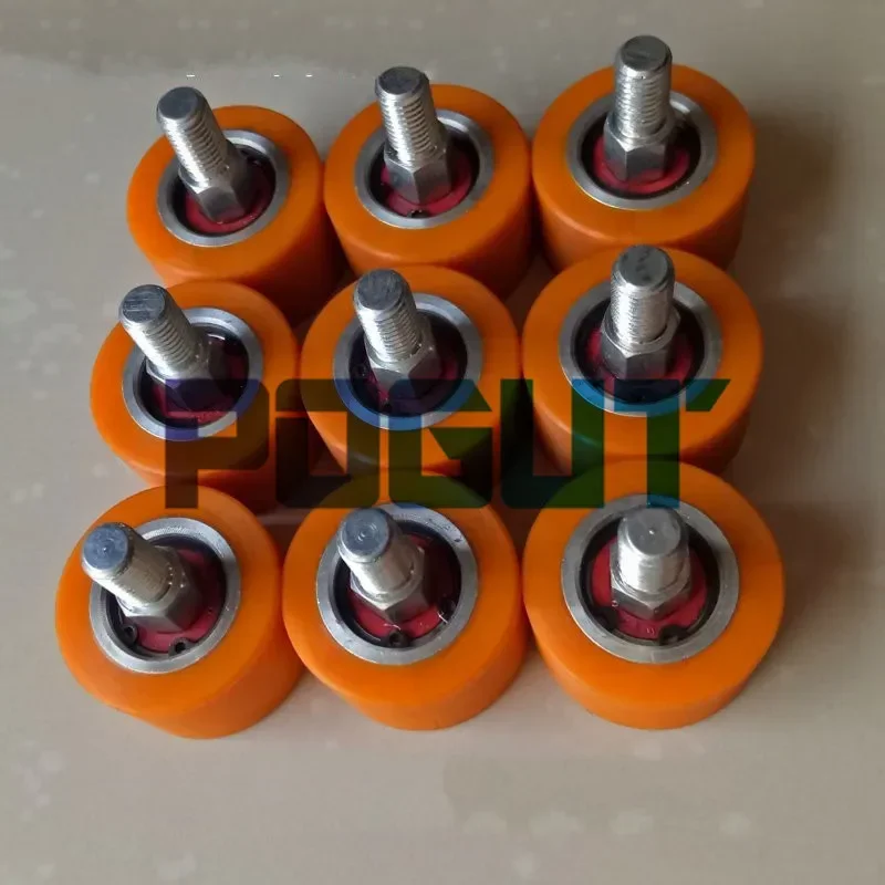 

10 шт. M10 * 41 * 27 Сменное резиновое колесо для машины для двойной окантовки стекла Golive