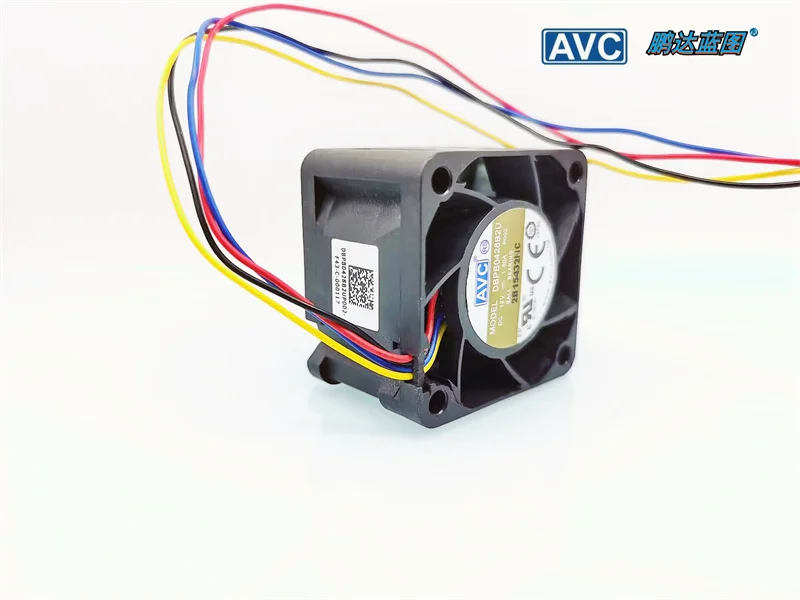 AVC-temperatura controlada PWM ventilador, bola duplo, alta rotação, ventilador de 4 centímetros, 4028, 12V, 1.8A, DBPB0428B2U, original, novo