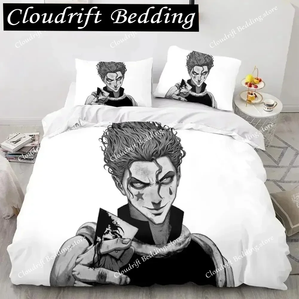 

3D Print HUNTER×HUNTER Bedding Set Single Twin Full Queen King Size Bed Set Aldult Kid Bedroom Duvet Cover Sets