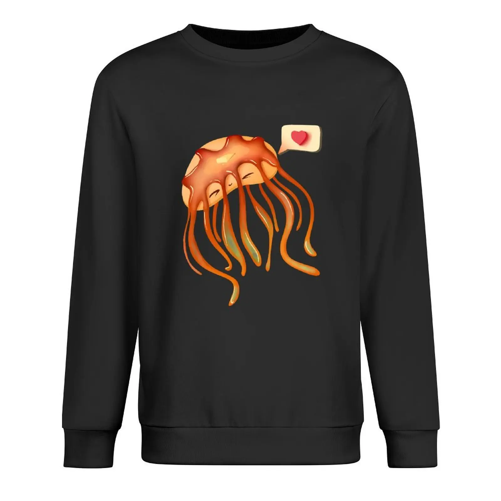 

Jellyfish Pancake simple Pullover clothes for men men's sweat-shirt set men's autumn clothes korean clothes sweatshirts men