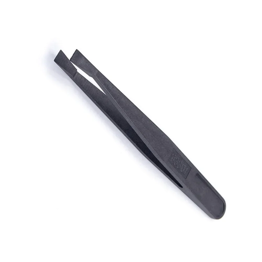 ซ่อมเครื่องมือแหนบ 1PC คุณภาพสูง Maintenance Precision 120 มม.สะดวกโค้งเครื่องมือเครื่องมือสีดําแหนบคาร์บอนไฟเบอร์