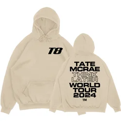 It's Ok I'm Ok Tate McRae Hoodies T8 Think Later World Tour 2024 Sweatshirts Ropa Hombre Sudaderas Long Sleeve Winter Men Hoodie
