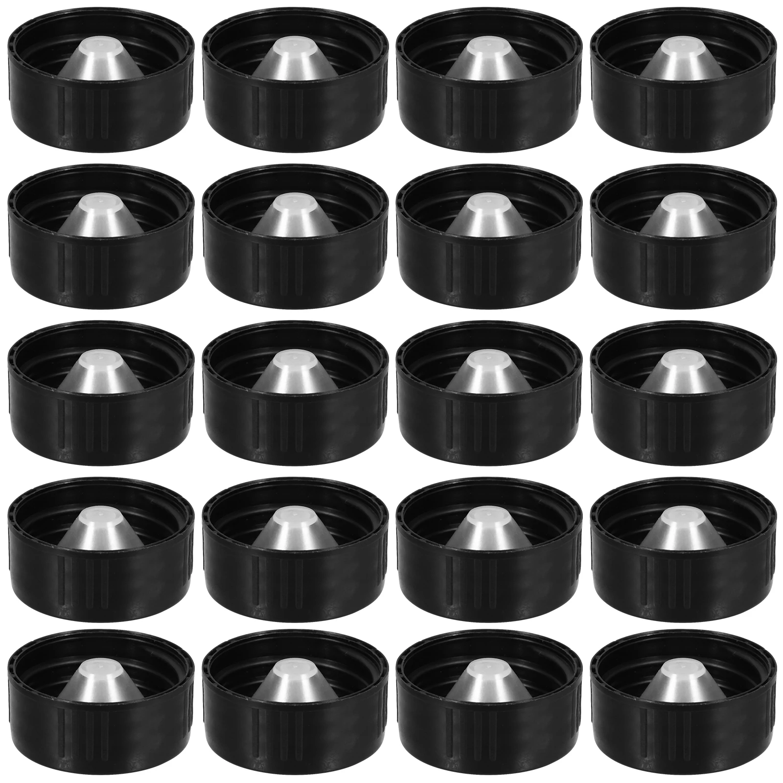 

24 Pcs Essential Oil Bottle Cap Oils Aromatherapy Jar Lids Dropper Replacement Dispenser Diffuser Caps Plastic