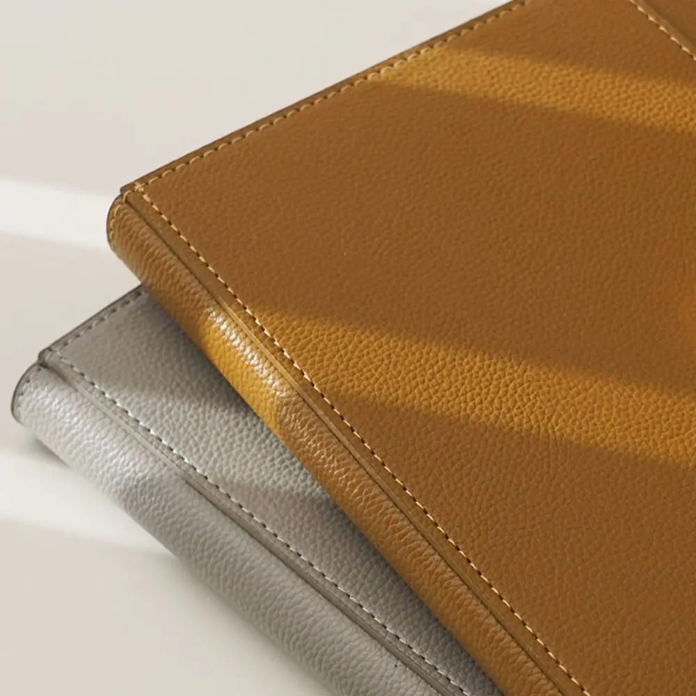 

Stationery A5 Diary Notebook Magnetic Buckle Thicken Meeting Notebook 200 Pages PU Leather Daily Planner Student