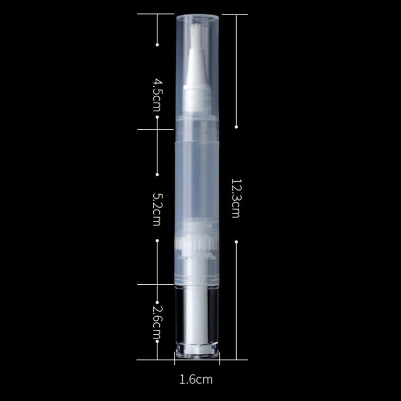 5ML Lege Twist Pen met Borstel Hervulbare Fles Cosmetische Container Nagellak Buis voor Balsem Nail Art Verf Mascara Oliën gereedschap