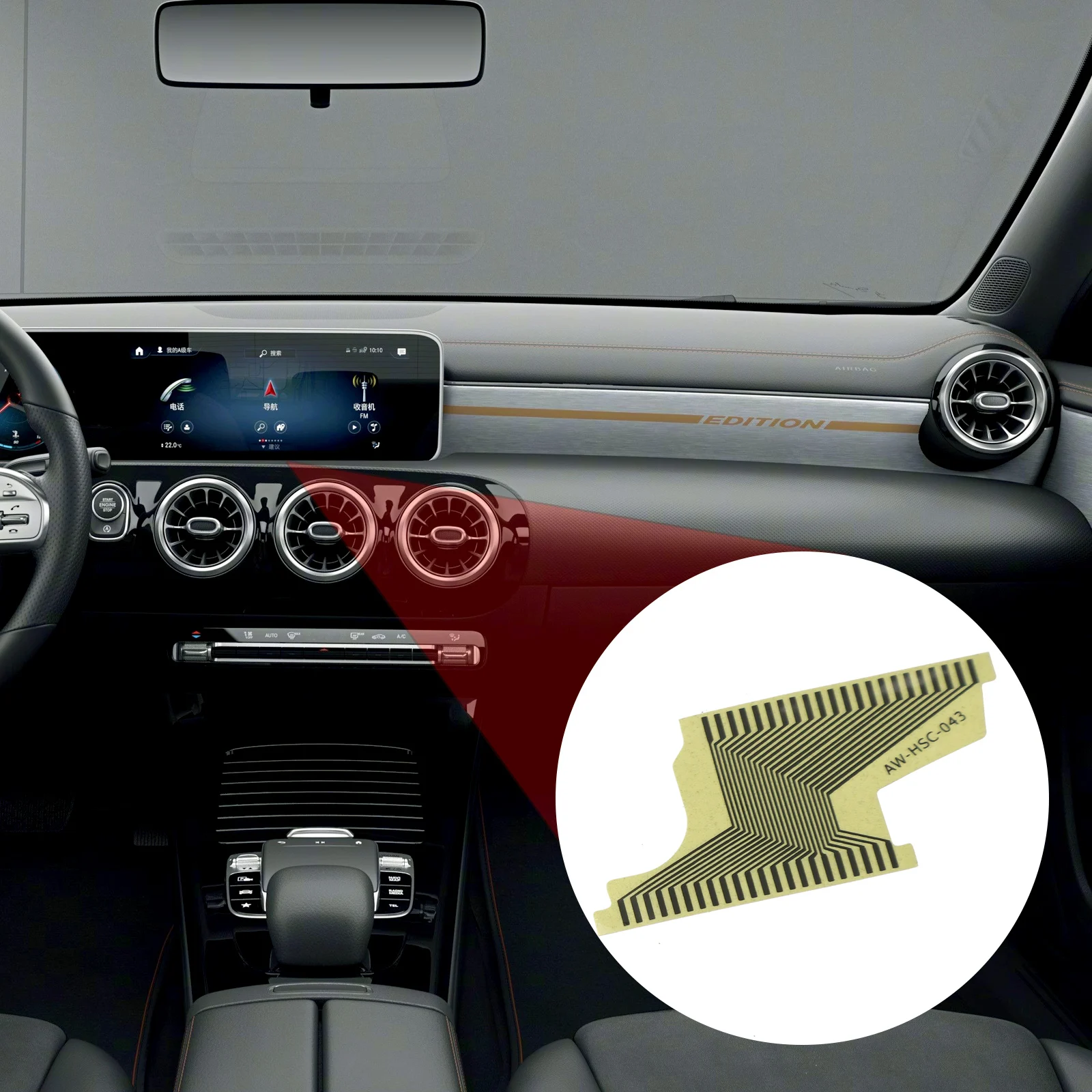 Car Flat Ribbon Cables Charging Capabilities Direct Fit Direct Replacement Easy Installation Electric Components Higher Grade