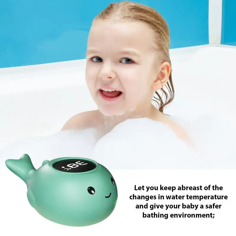 Bath Tub Thermo Meters Baby Floating Toy LED Baby Safety Water Thermometers Sensor Technology for Accurate Bathtub Temperature