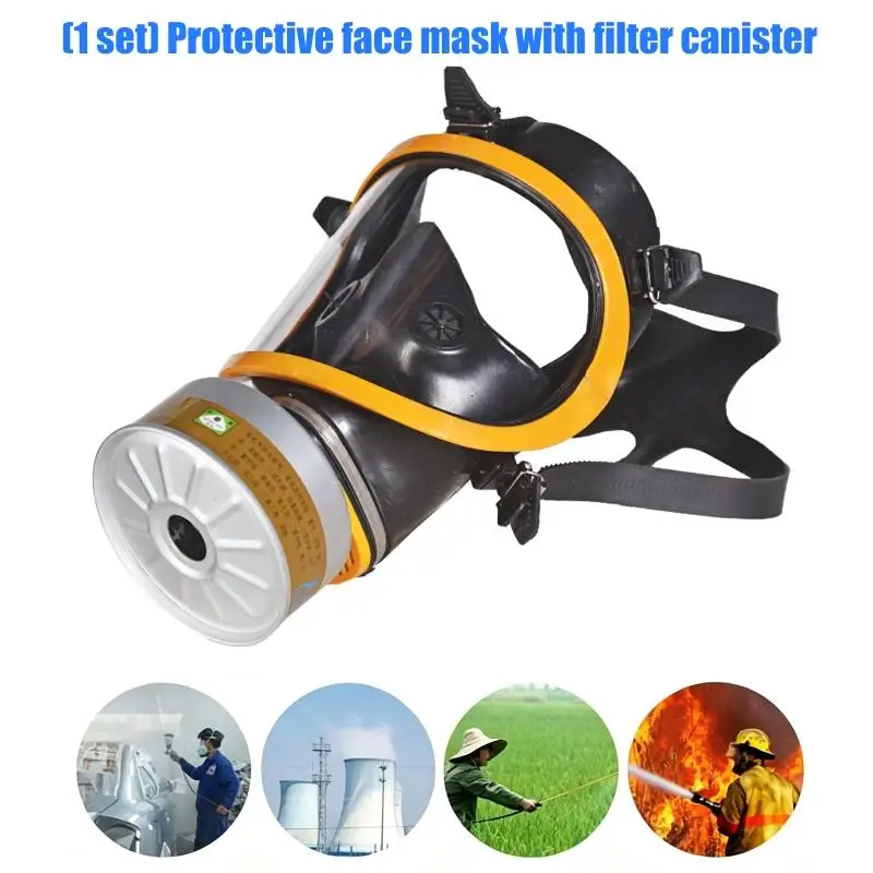 31BA Work Face Mask with Adjustable Straps and Canister Adjustable Cover for Sanding