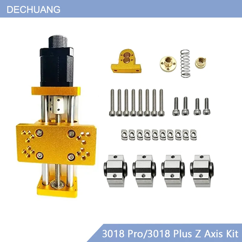 CNC 3018 Pro 3018 Plus Z-Axis Slide Module Slide Table Linear Rail Guide Compatible CNC Router With 300W/500W Spindle