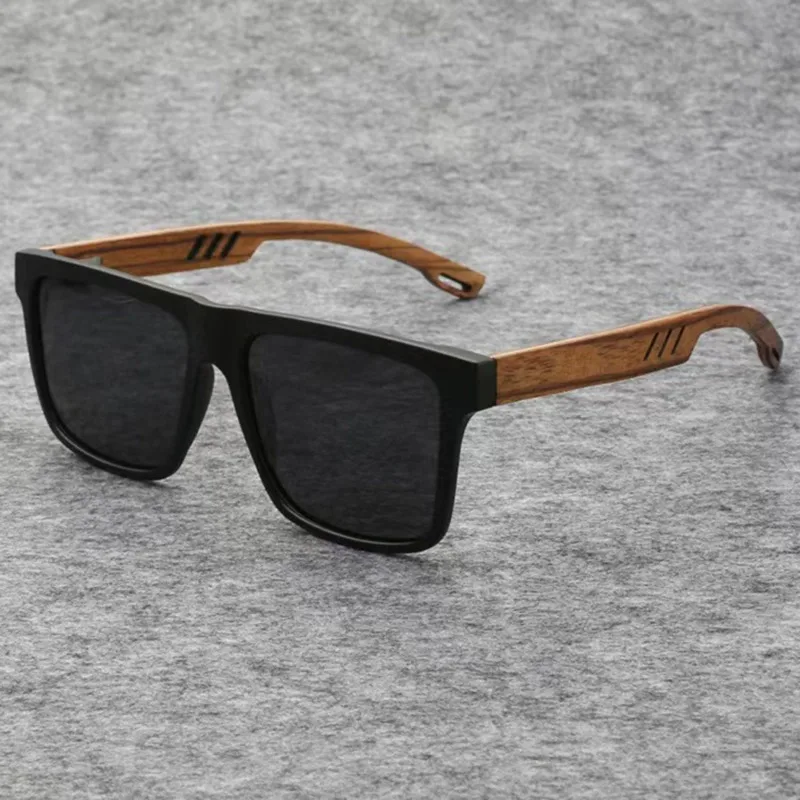 Retro UV-proof Bamboo Sunglasses Retro Classics Square Sunglasses For Women Men Fashion Vintage Frame Sunglasses image 2