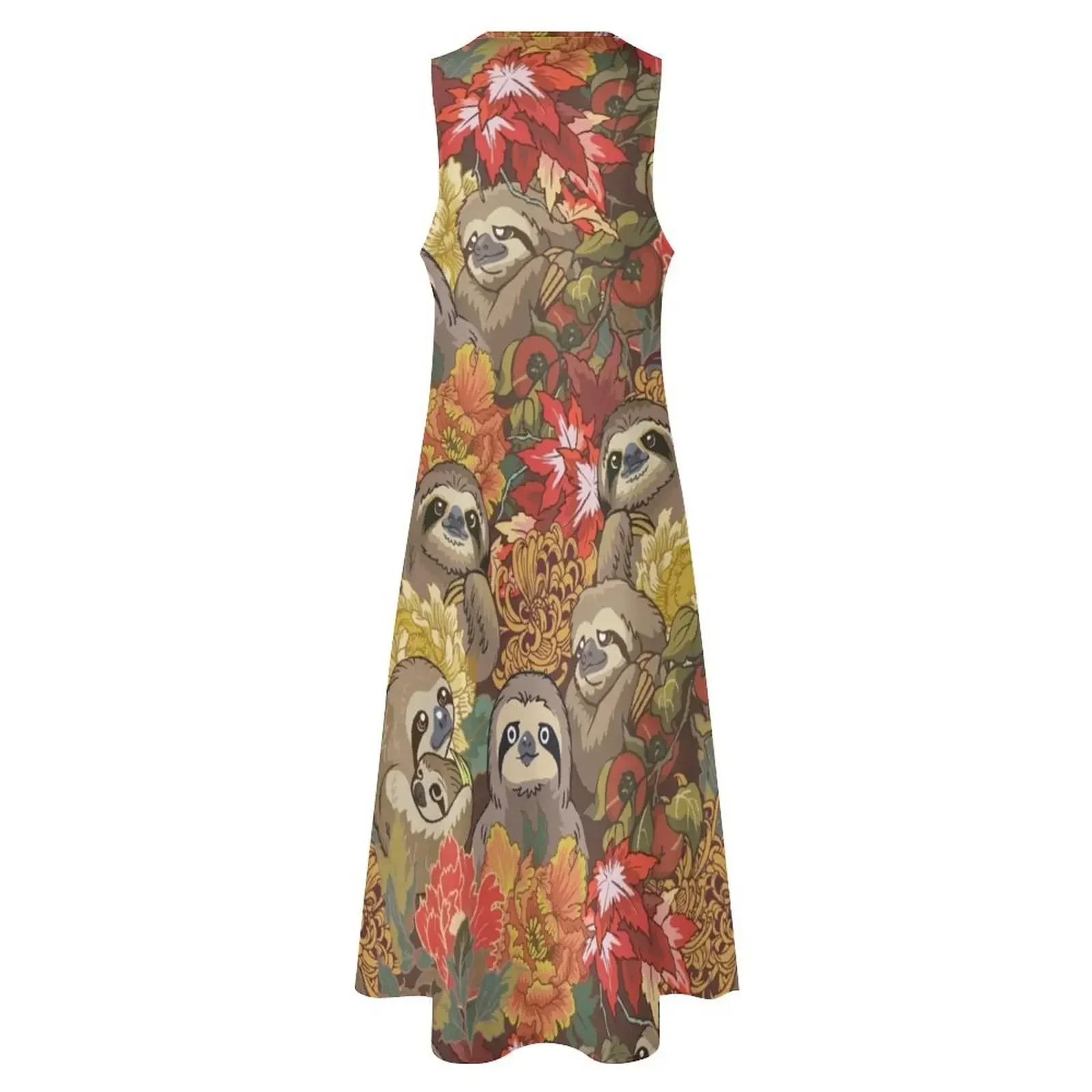 Because Sloths Autumn Long Dress beach outfits for women prom clothes Long dress woman dresses with long sleeves Dress