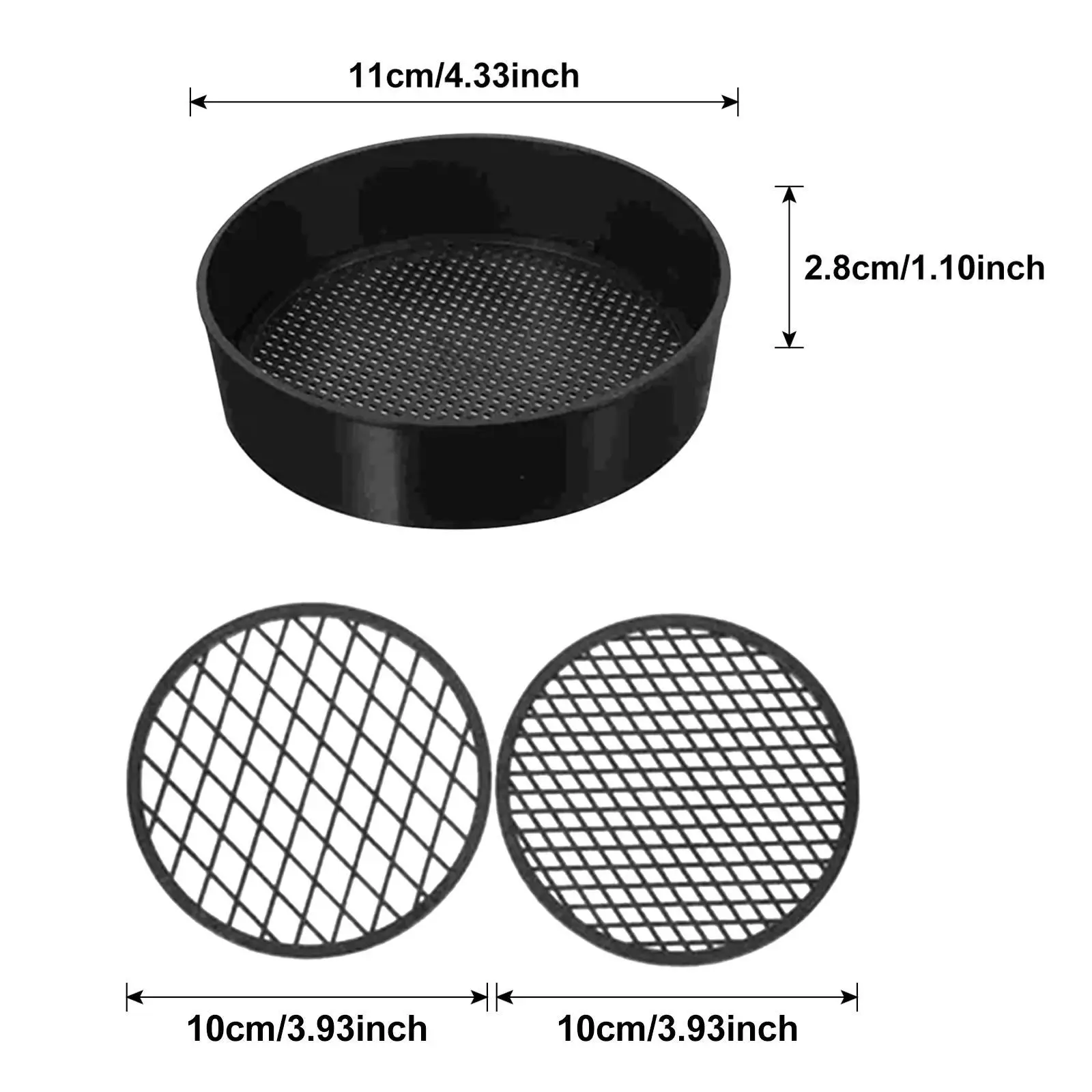 Soil Sieves Mesh Multipurpose Durable Accessories Lightweight Gardening Tools Gardening Sifter Sifting Pans Sifting Classifiers