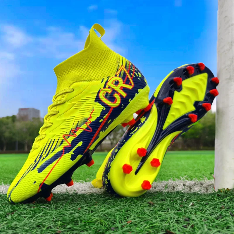 

Men TF/FG Soccer Shoes High Quality Football Field Boots Fast Resistant Professional Non Slip Society Cleats Sneaker Comfortable