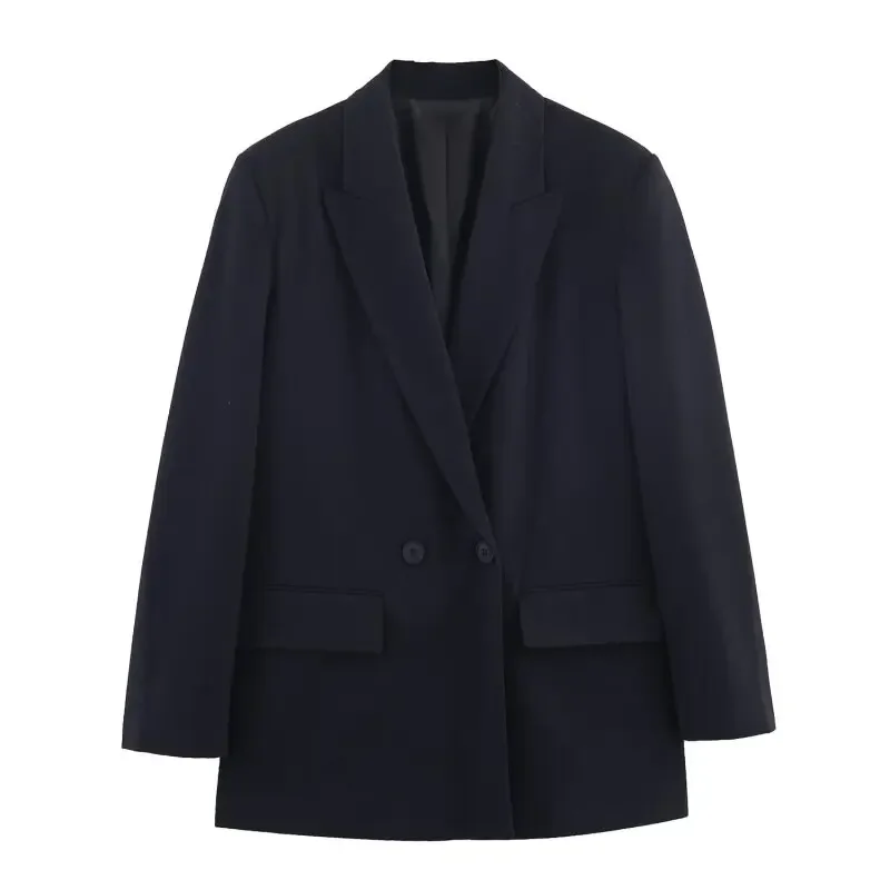 

Женский офисный женский костюм в полоску, куртка, повседневный черный костюм, пальто, модная верхняя одежда, простая однотонная осенняя теплая уличная одежда