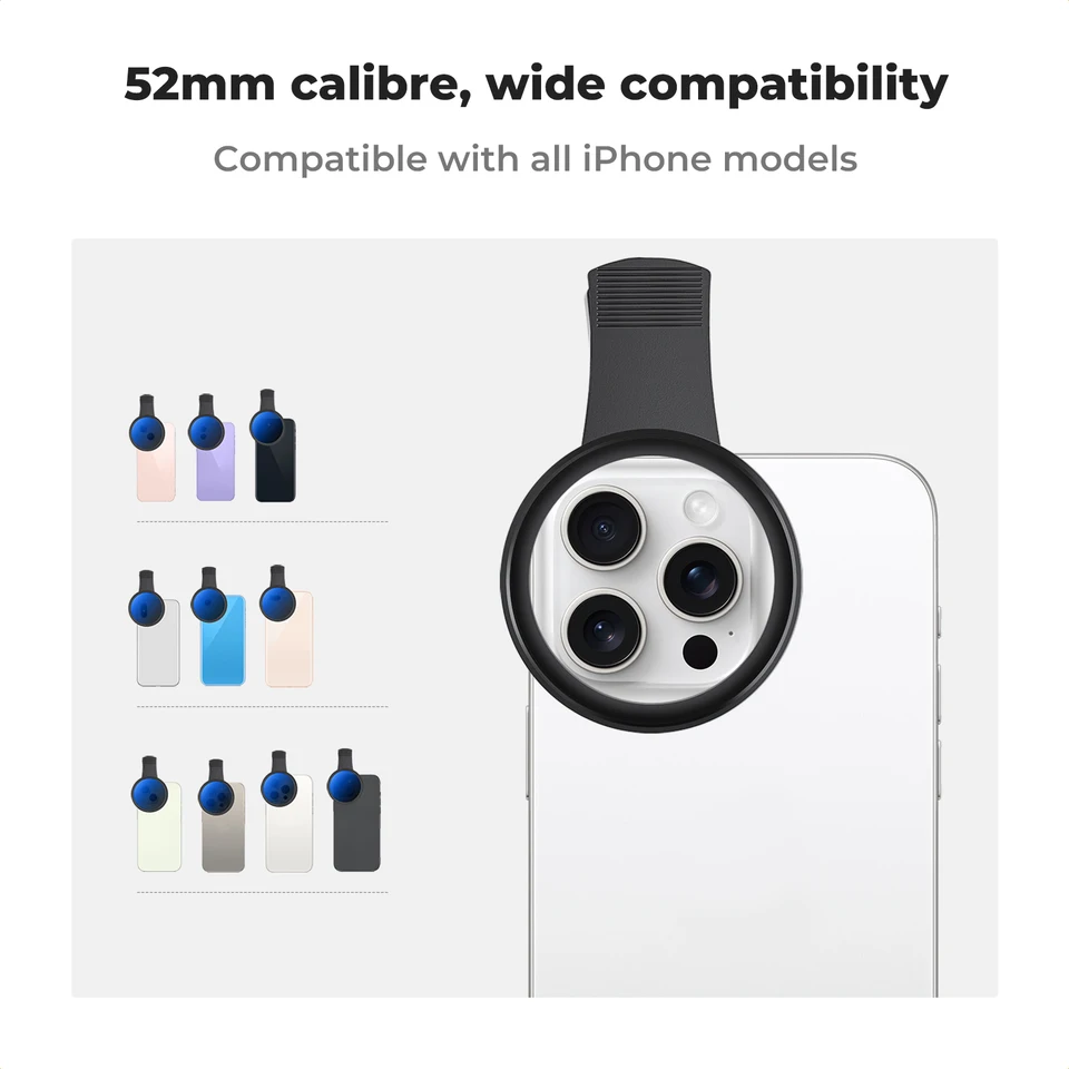K&F CONCEPT スマートフォンカメラ用レンズフィルターキット 52mm