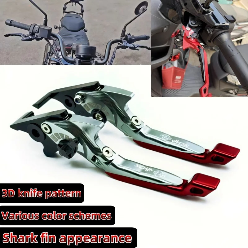 

3D Brake Lever Set For Honda REBEL/CMX 500/300 2017-21 Fury/VTX1300CX 2009-18 Motorcycle Parts Foldable Adjustable Handle Levers