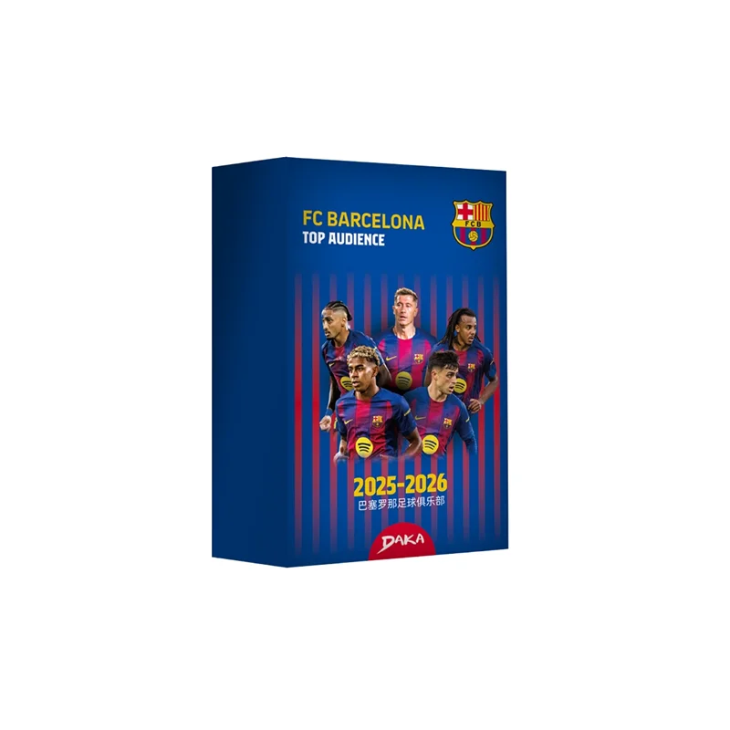 DAKA Real Madrid Barcelona Player Card 6 Packs Box