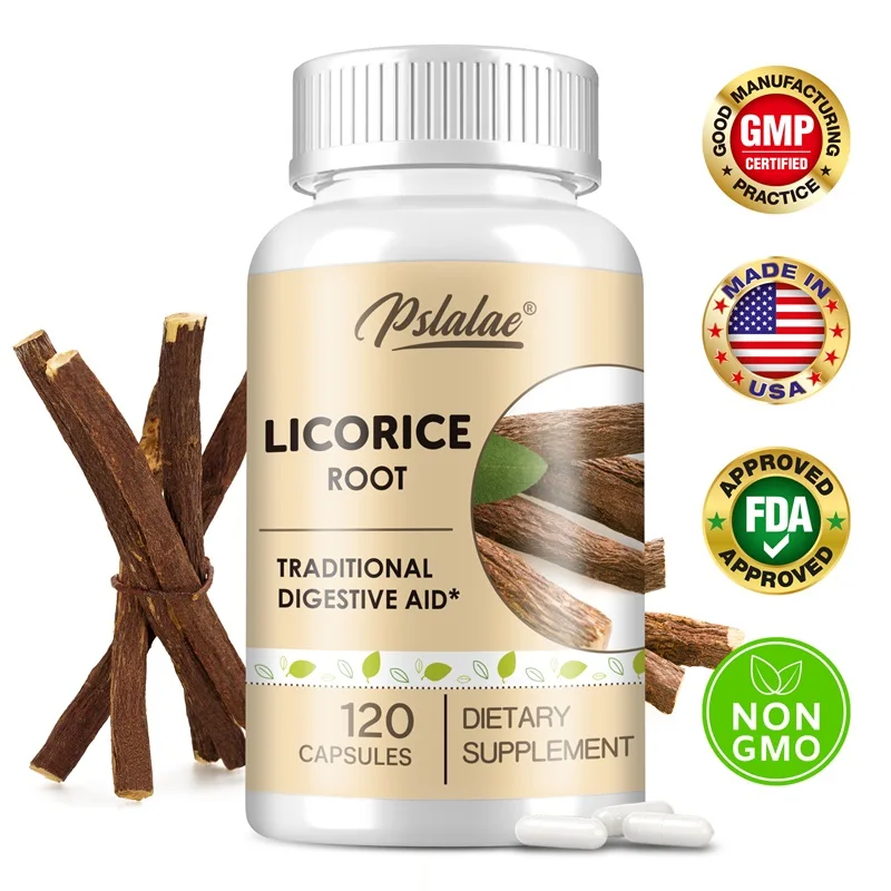 

Licorice Root - High Strength Antioxidant Supplement, Supports Heart Health, Non-GMO, Digestive Health Support