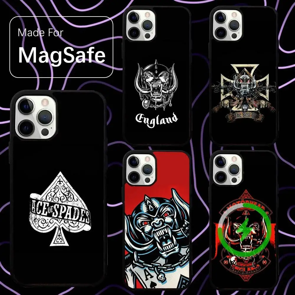 

Ace of Spades Phone Case For iPhone 16,15,14,13,12,11,Pro,Max,Plus,Mini,SE New Magsafe Magnetic Wireless Charging