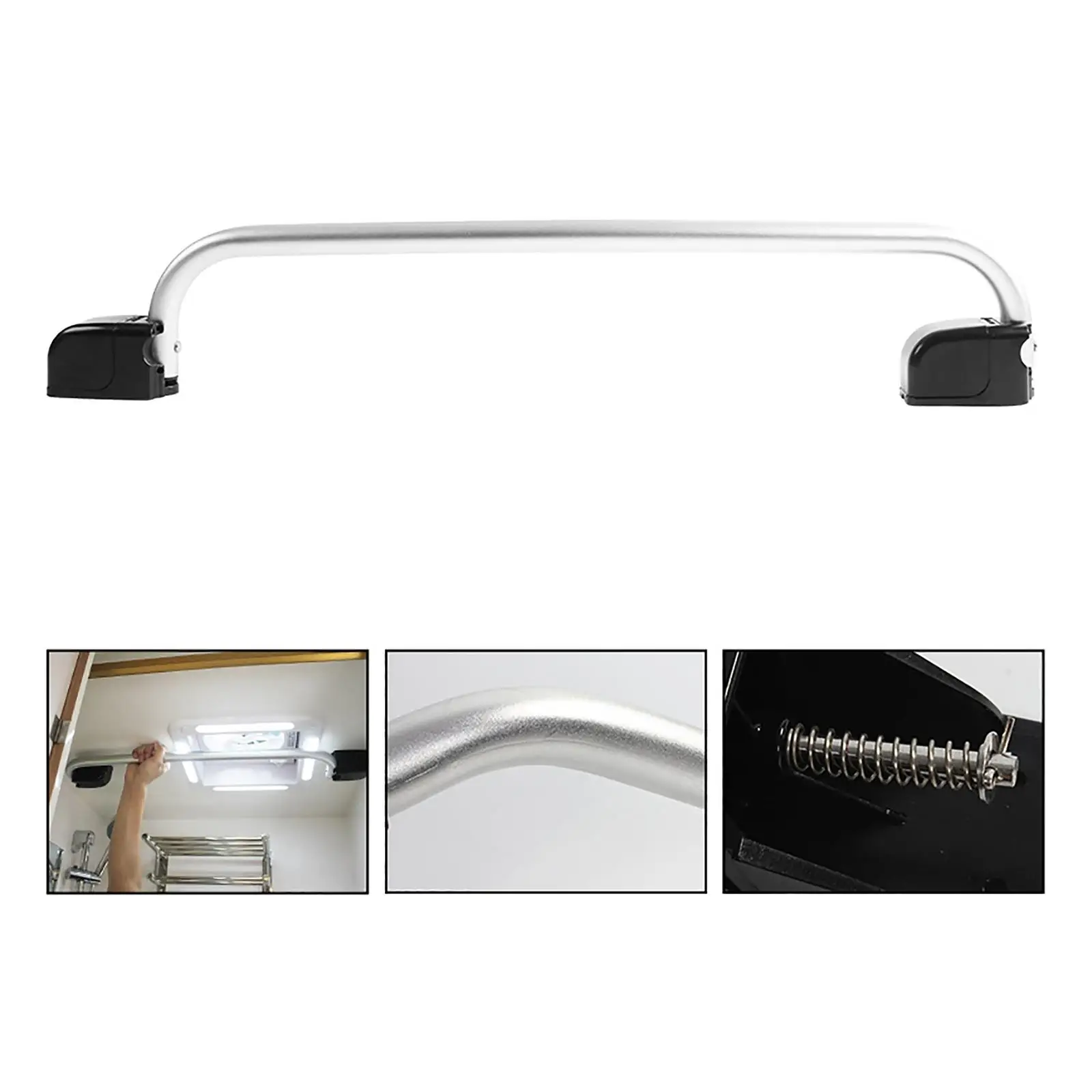 Bathroom Grab Bars Foldable Clothes Rack Grab Rail for Bathroom Kids Elderly