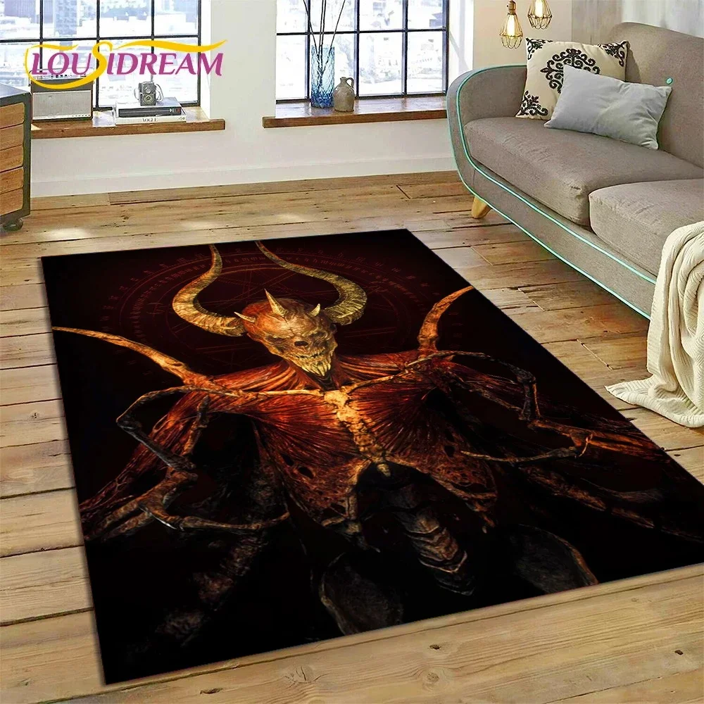 

Diablo 3D Retro Game Gamer Carpet Rug for Bedroom Living Room Home Sofa Decoration,Children Play Game Large Decor Floor Mat Gift