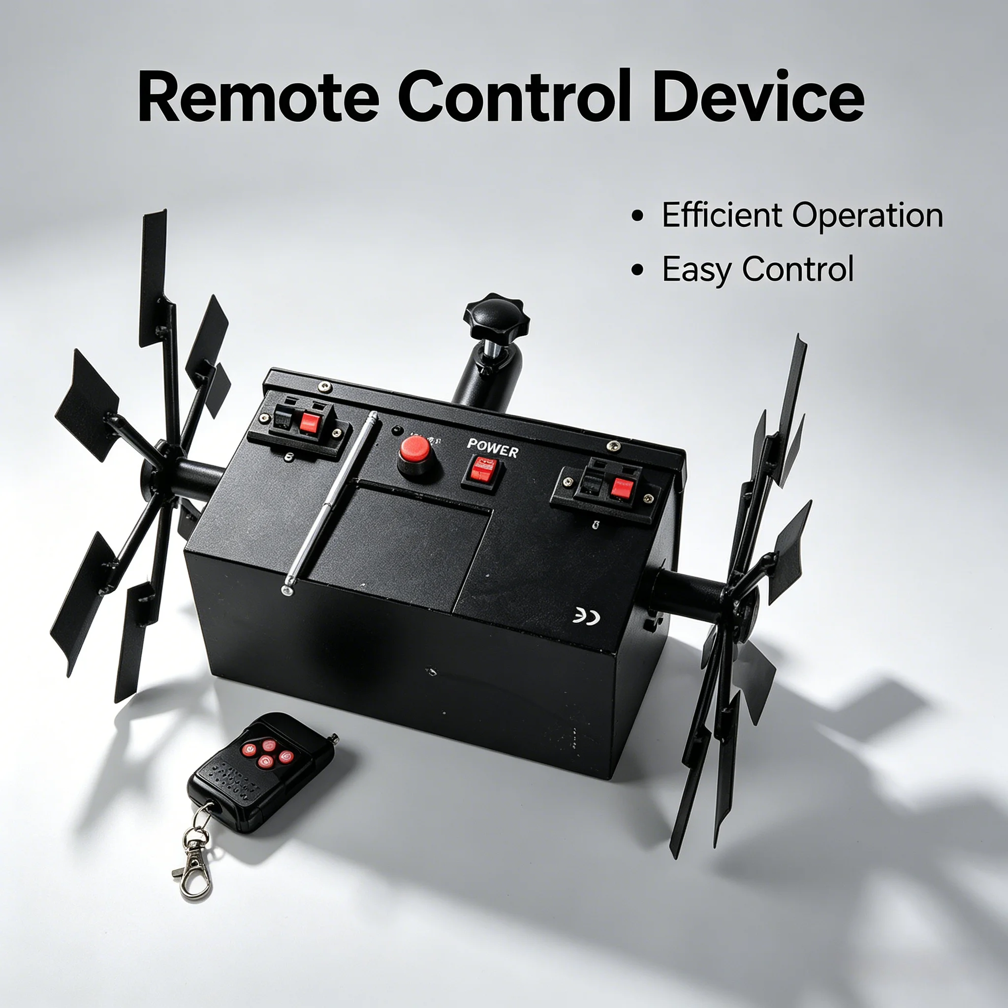 

12-Channel Windmill Rotating Dual Wheel Cold Spark Machine Wireless Remote Battery Launch System for Wedding Party Stage Events